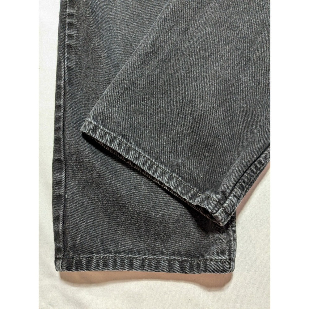 VTG Y2K LEVIS 505 REGULAR FIT - Men 38X30 Black Denim Jeans - Picture 15 of 16